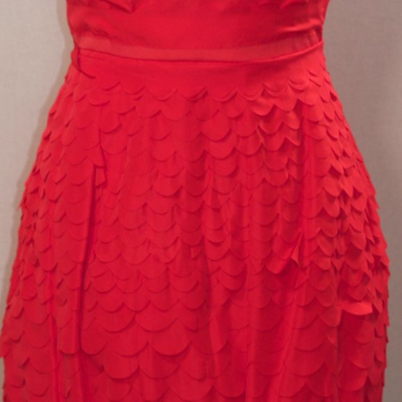 Ark & CO Red Ruffle Halter Dress - Picture 3 of 9